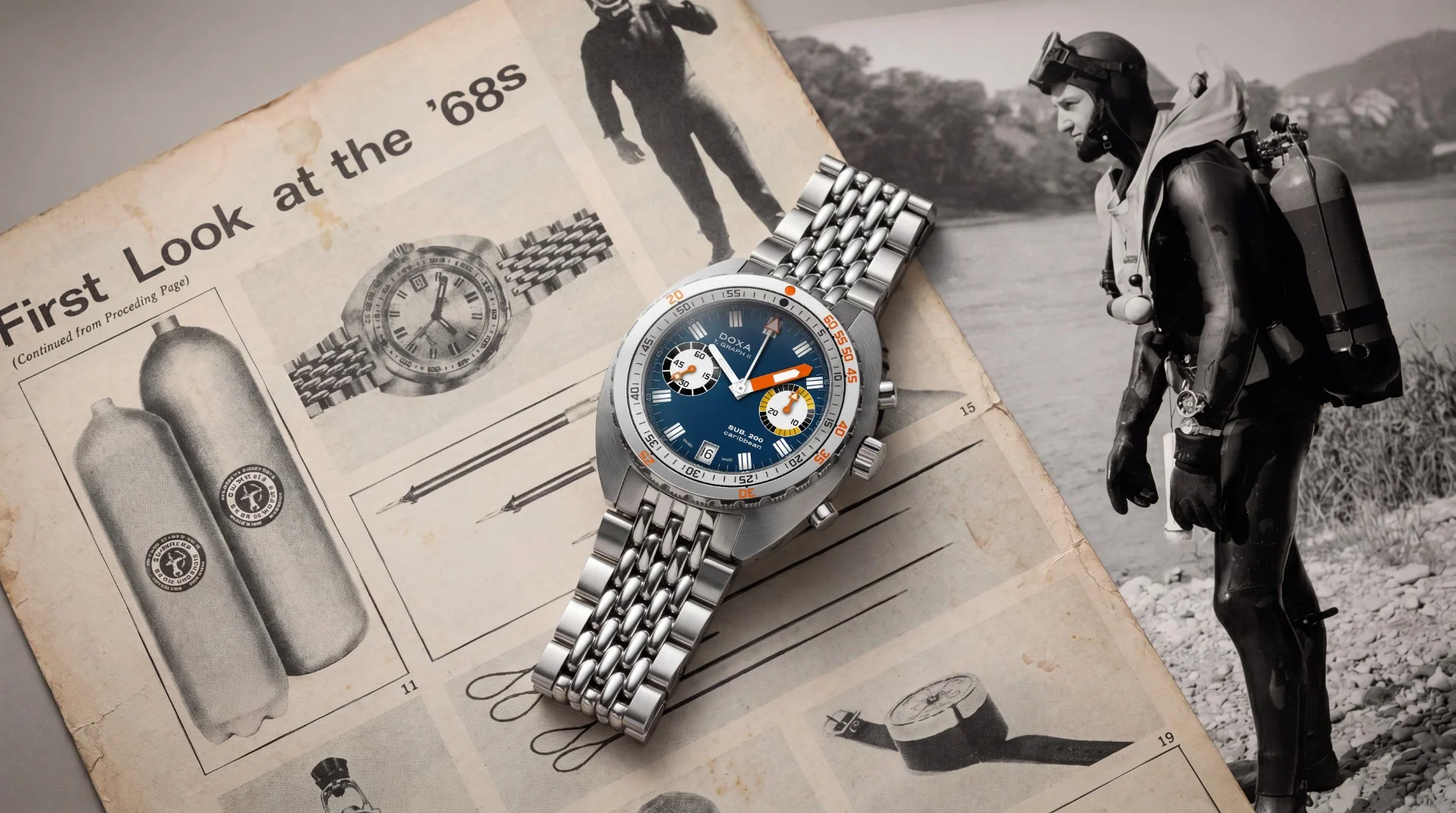 DOXA SUB 200 T.GRAPH II: Ein schöner Klotz lernt Manieren