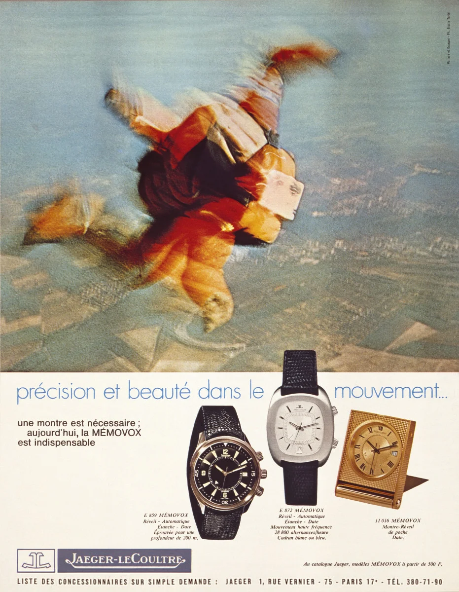 Historische Jaeger-LeCoultre Werbung zur Memovox Polaris
