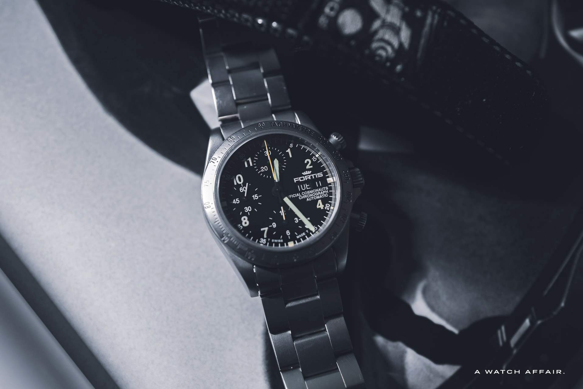 Stabile Umlaufbahn, normales Maß. – Fortis Official Cosmonauts Chronograph Ref. 630.22.141